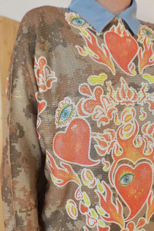 Raven Relaxed Knit Top Groovy